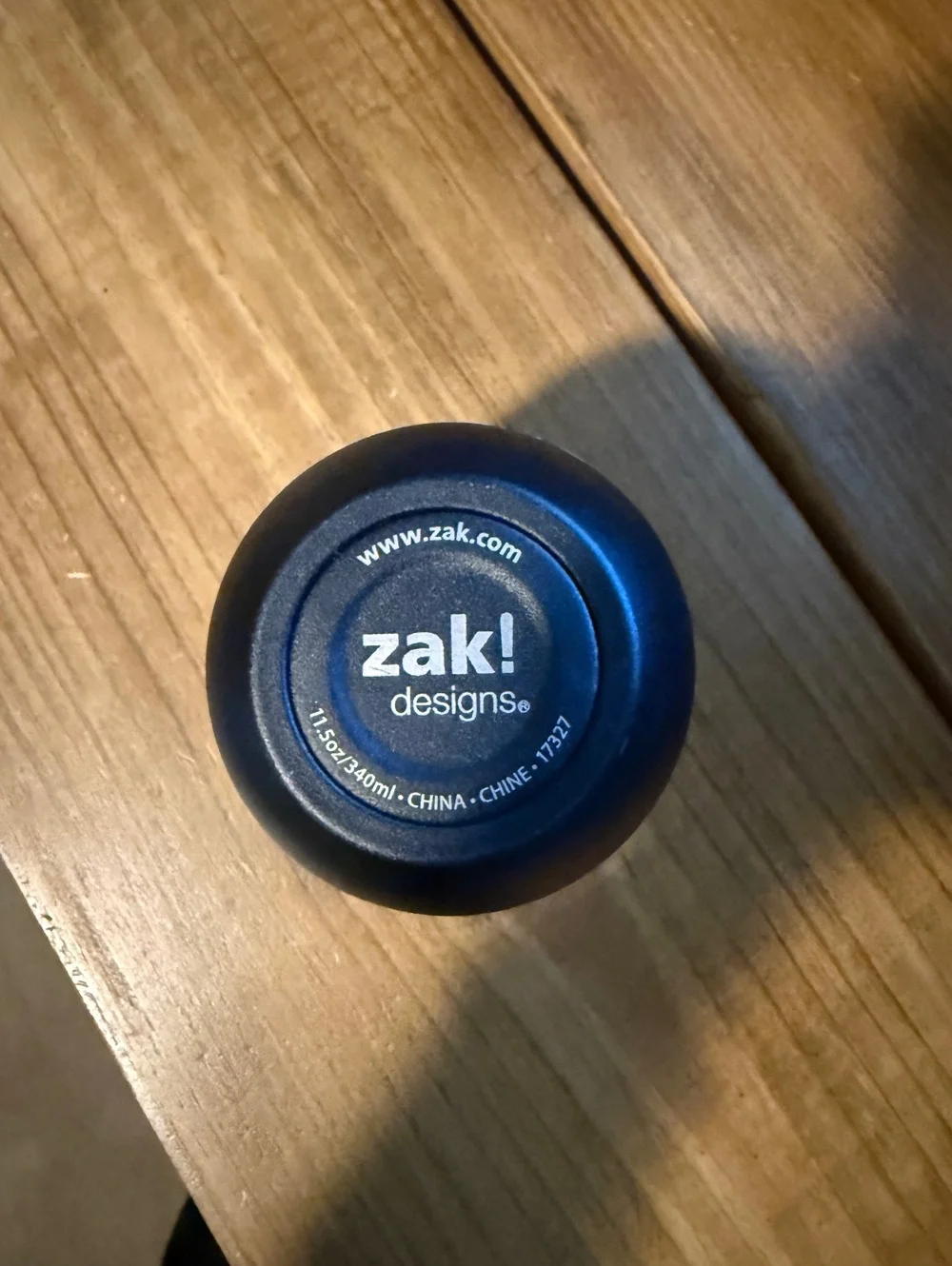 Zak! Designs Black Insulated Wine Tumbler with Lid